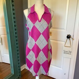NWT 🎀 Madden NYC Argyle‎ Polo Dress 💕🐴🌹